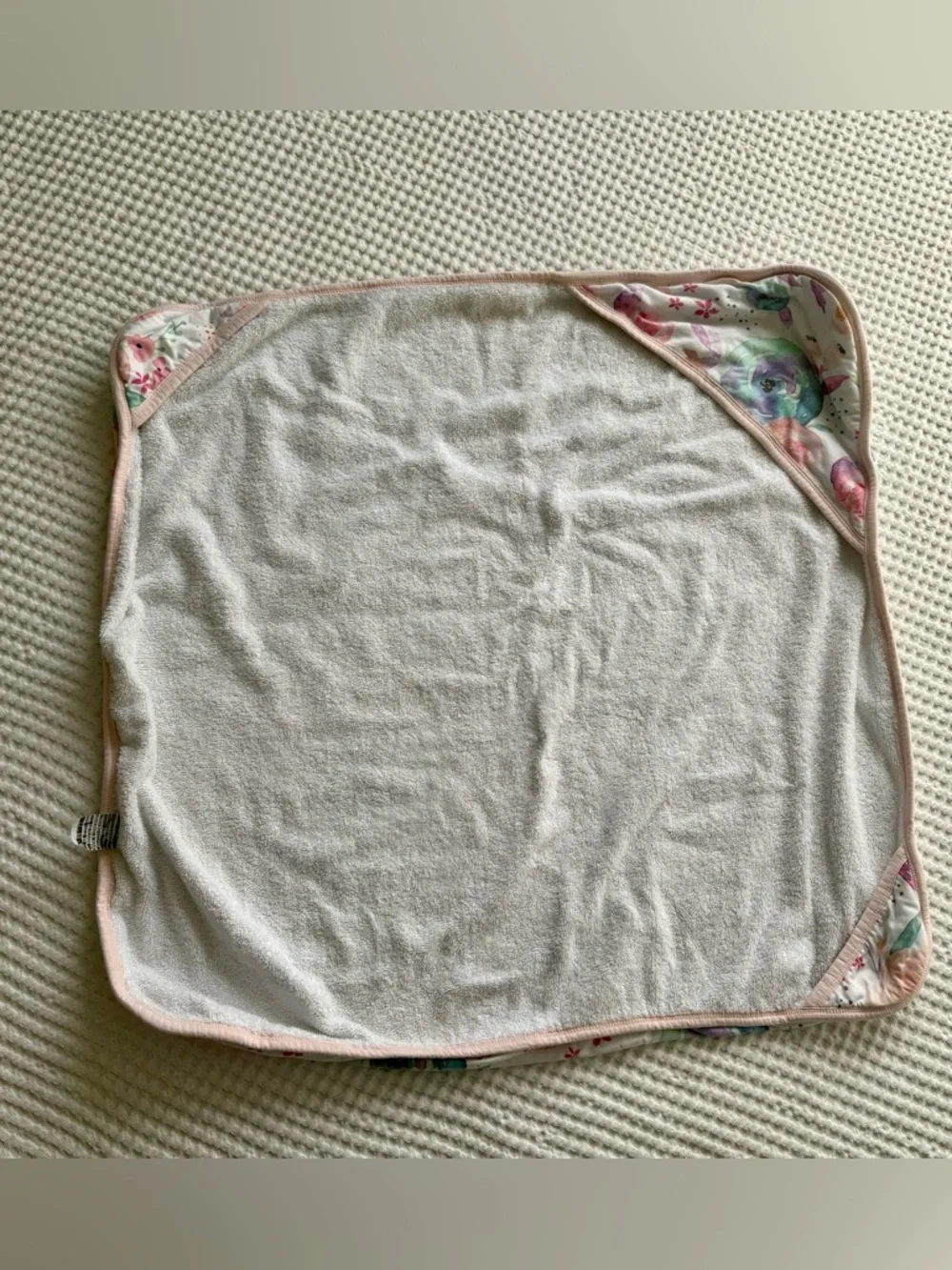 Copper Pearl Bloom Floral Hooded Premium Baby Bath Towel